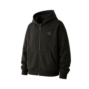 NOORAN Zip Hoodie branded concept image