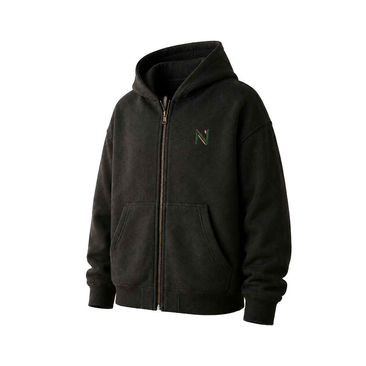NOORAN Zip Hoodie branded concept image